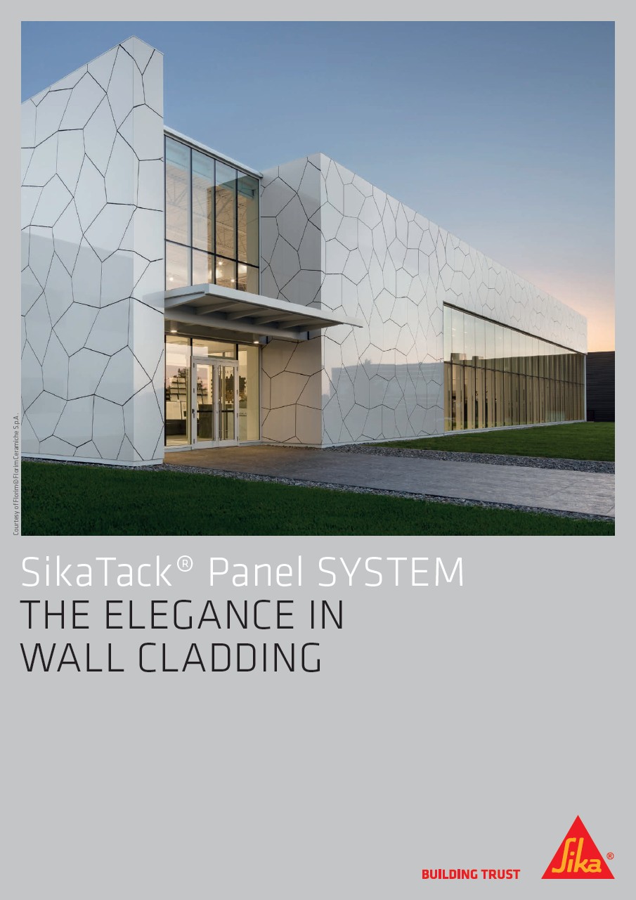 Sikatack®面板系统 - 墙上覆层的优雅