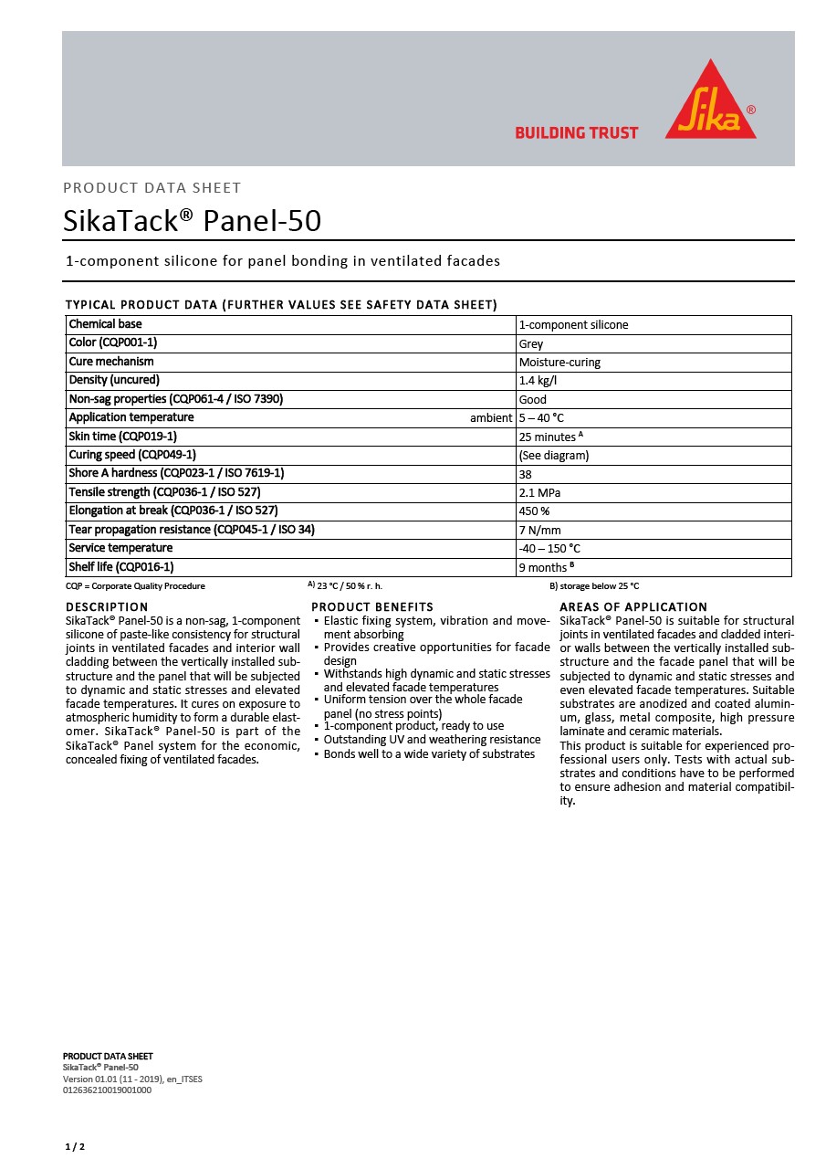 Sikatack®面板-50