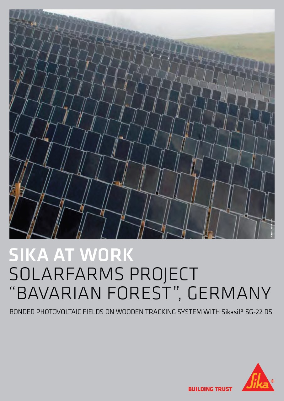 Sika在工作 -  Solarfarms项目“巴伐利亚森林”，德国
