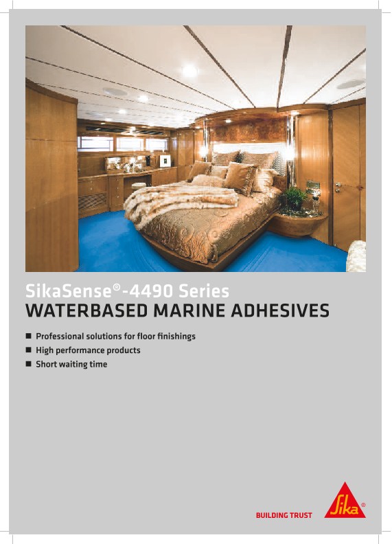 Sikasense®-4490系列 - 水加工船用粘合剂