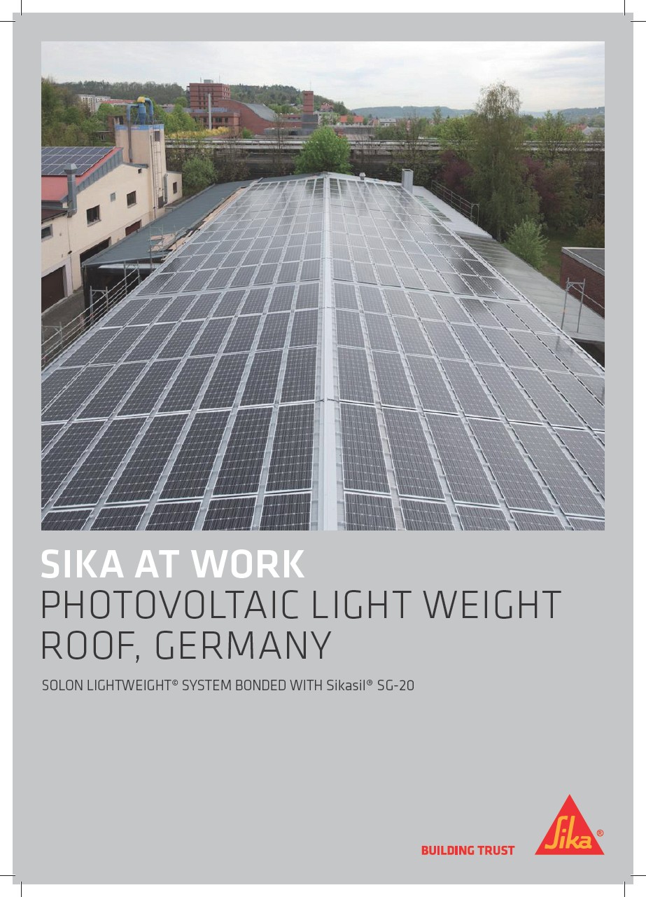 锡卡在工作 - 光伏灯重屋顶，德国