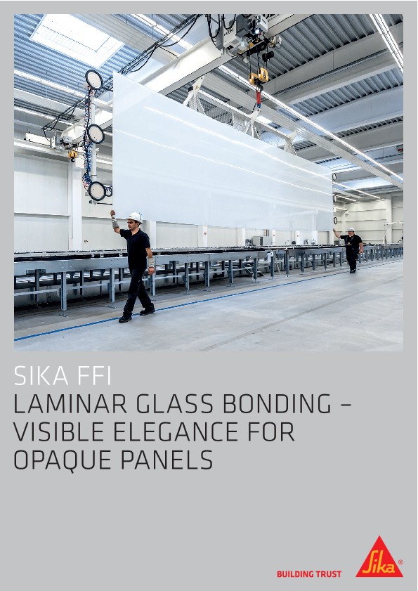 Laminar玻璃粘合 -  QPaque Panels的可见优雅