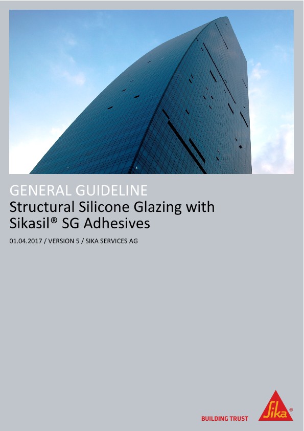 SikaSil®SG粘合剂的结构硅胶玻璃