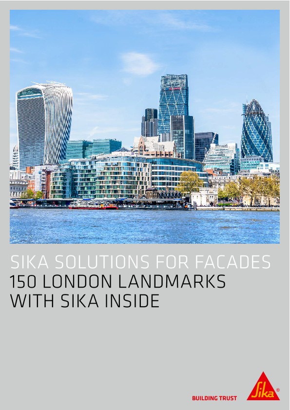 外立面的Sika解决方案 -  150伦敦里面有锡卡的地标